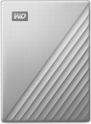 Western Digital My Passport Ultra WDBC3C0010BSL Externe Festplatte 1 TB Silber USB-C 256-Bit-AES Verschlüsselung - Bild 1