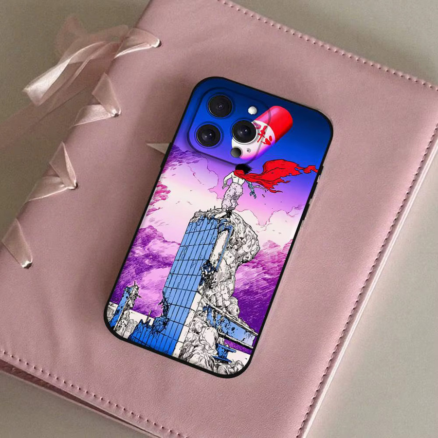 A-AKIRA Voltron Silikon Handyhülle für iPhone 17 16 15 14 13 12 11 Pro Max Mini X Xs XR in Schwarz und Multicolour - Bild 3