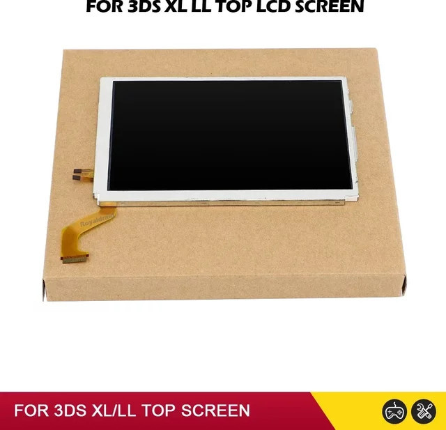 Nintendo Ersatz-LCD-Bildschirm-Set für 3DS XL LL in Schwarz - Bild 1