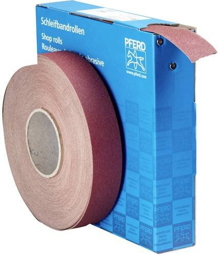 PFERD Korund Schleifbandrolle SBR A100 für universelle Anwendung, Breite: 40 mm, Länge: 50 m - Bild 1