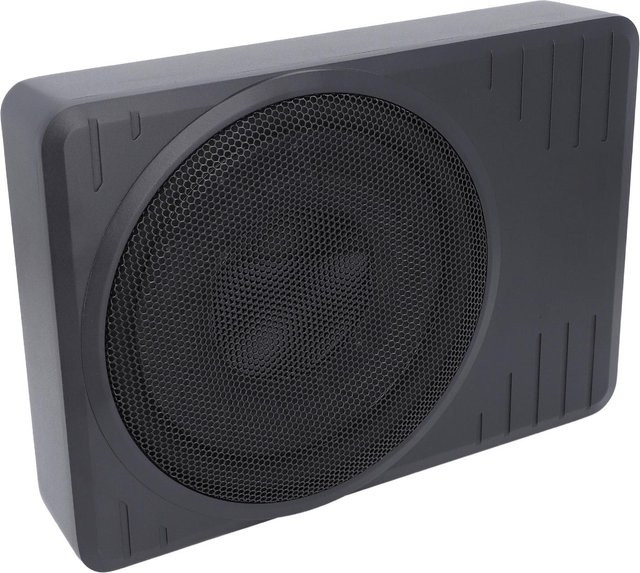 Aimo Aktiver Untersitz-Subwoofer 10 Zoll mit 600W Eingebautem Verstärker in Schwarz - Bild 1