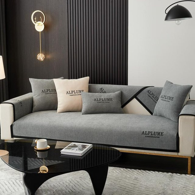 Chenille Sofakissen Super Six, rutschfestes und waschbares Kissen für dein Sofa, Farbe: Weiß, B/T/H: 70 x 70 x 70 cm - Bild 1
