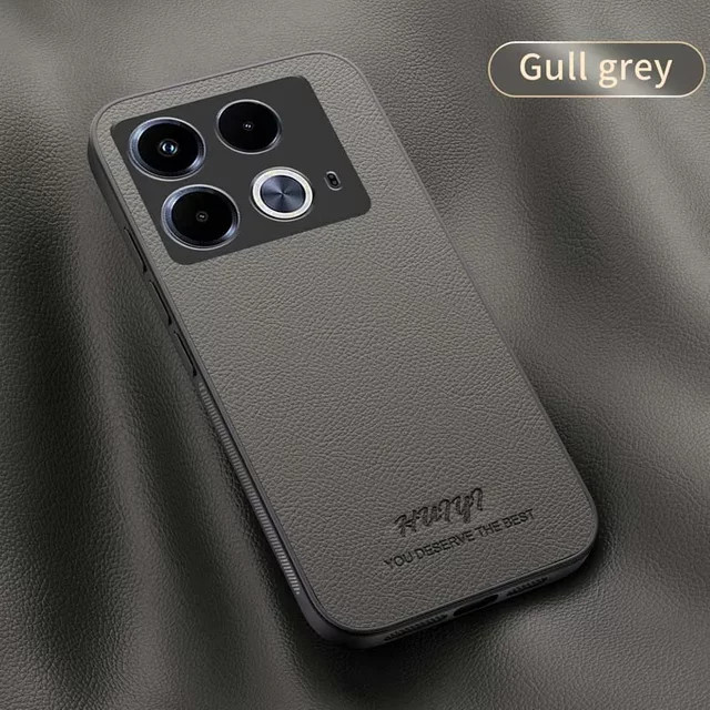 Luxus Leder Magnet Schutzhülle für Infinix Note 40 Hot 40 Pro 40i Funken 20 20c 20 Pro GT 20 Pro mit Wireless Charging Unterstützung in Blau - Bild 1