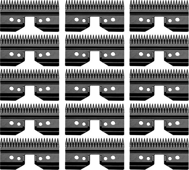 Kemei Metall-Ersatzklingen für Wahl, Andis und Oster Hundeschermaschinen, abnehmbare Edelstahlklingen für A5 Grooming Schnellschneidemaschinen, Silber und Schwarz - Bild 1
