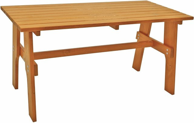 DEGAMO Tisch FREITAL aus Kiefer Massivholz in Braun, B/T/H: 150 x 72 x 72 cm - Bild 1