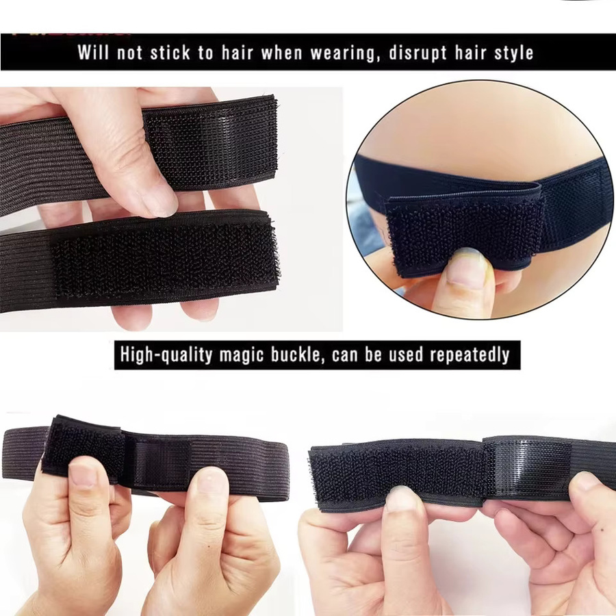 Elastische Bänder für Perücken, verstellbare Schmelzbänder, mehrfarbig, Damen - Bild 4
