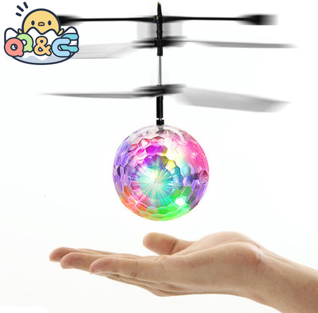 CONUSEA Fliegende Kugel, Mini-Hubschrauber, LED-Licht, Infrarot-Induktion - Bild 1