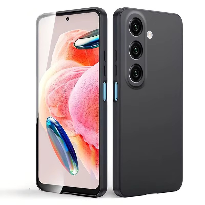 Luxuriöse Flüssigsilikon Schutzhülle für Samsung Galaxy S25 S24 S23 FE Plus in Schwarz oder Lila - Bild 7