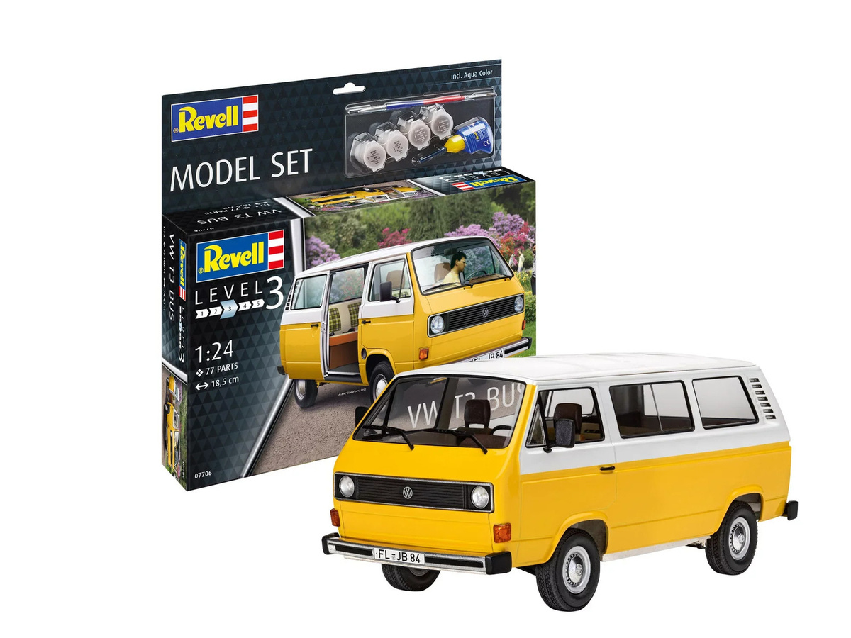 Revell Model Set VW T3 Bus, Fahrzeuge - Bild 2