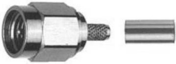 Telegärtner Koaxialstecker SMA in Schwarz - Bild 1