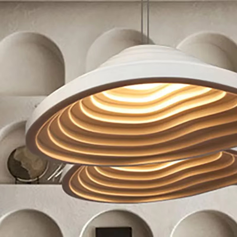 Moderne Kunst Design Pendelleuchte JIANKEXING aus PE-Material mit E27 Fassung höhenverstellbar für Esszimmer, Bar und Küche - Bild 3