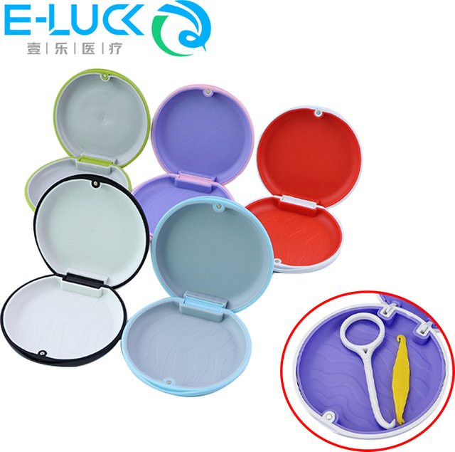 E-LUCK Dental Retainer Box, Aufbewahrungsbox für Zahnspangen und Aligner - Bild 1