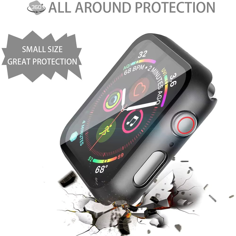 Apple Schutzhülle für Apple Watch, Silikon, Schwarz, Unisex - Bild 3