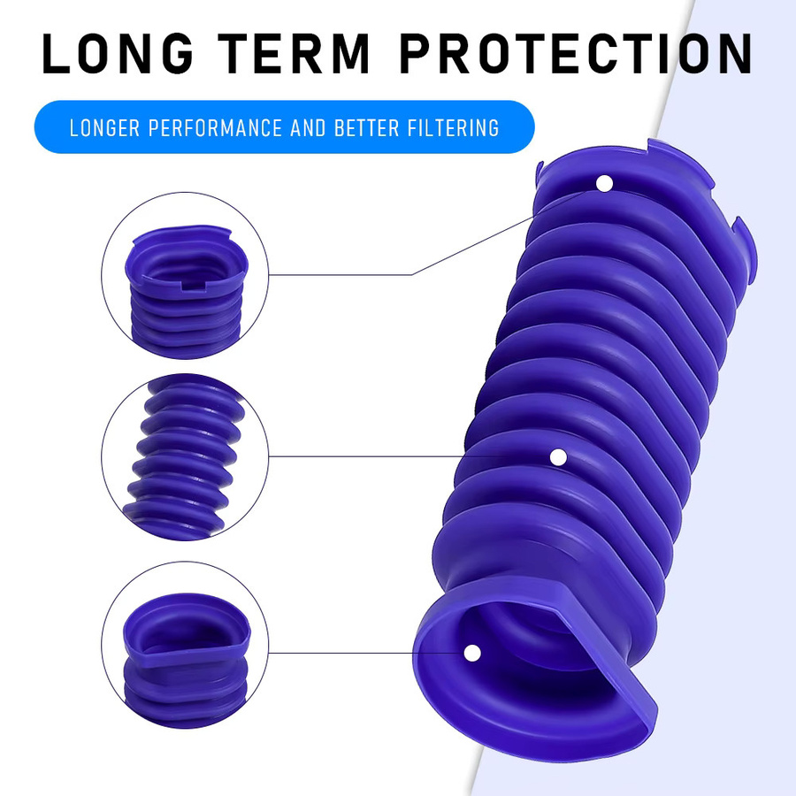 Langlebiger Rollenschlauch für Dyson V8 slim, V10 slim, V12 slim, V15 slim, SV18, SV20 und SV10K Staubsauger als Ersatzteil für die Saugdüse - Bild 3