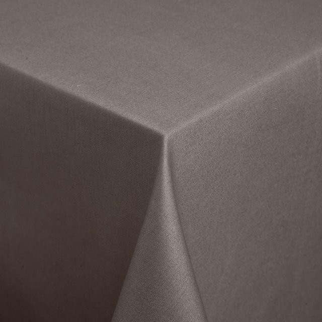 Tischdecke Palermo von ERWIN M. in Steingrau, rechteckig, Baumwolle, Breite: 130 cm, Länge: 170 cm - Bild 1
