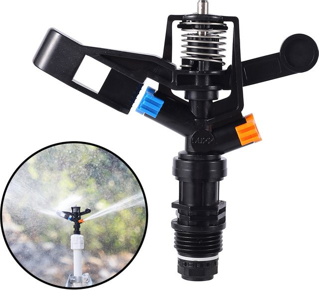 LEENKEA 360-Grad-Drehbarer Sprinkler mit einstellbarer Wassersprühdüse für die kreisförmige Gartenbewässerung - Bild 1