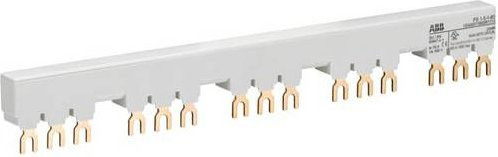 ABB 1SAM201906R1115 PS1-5-1-65 3-Phasen-Sammelschiene für 5 MS116 / MS132, Farbe: Grau, 65A, 10mm² - Bild 1