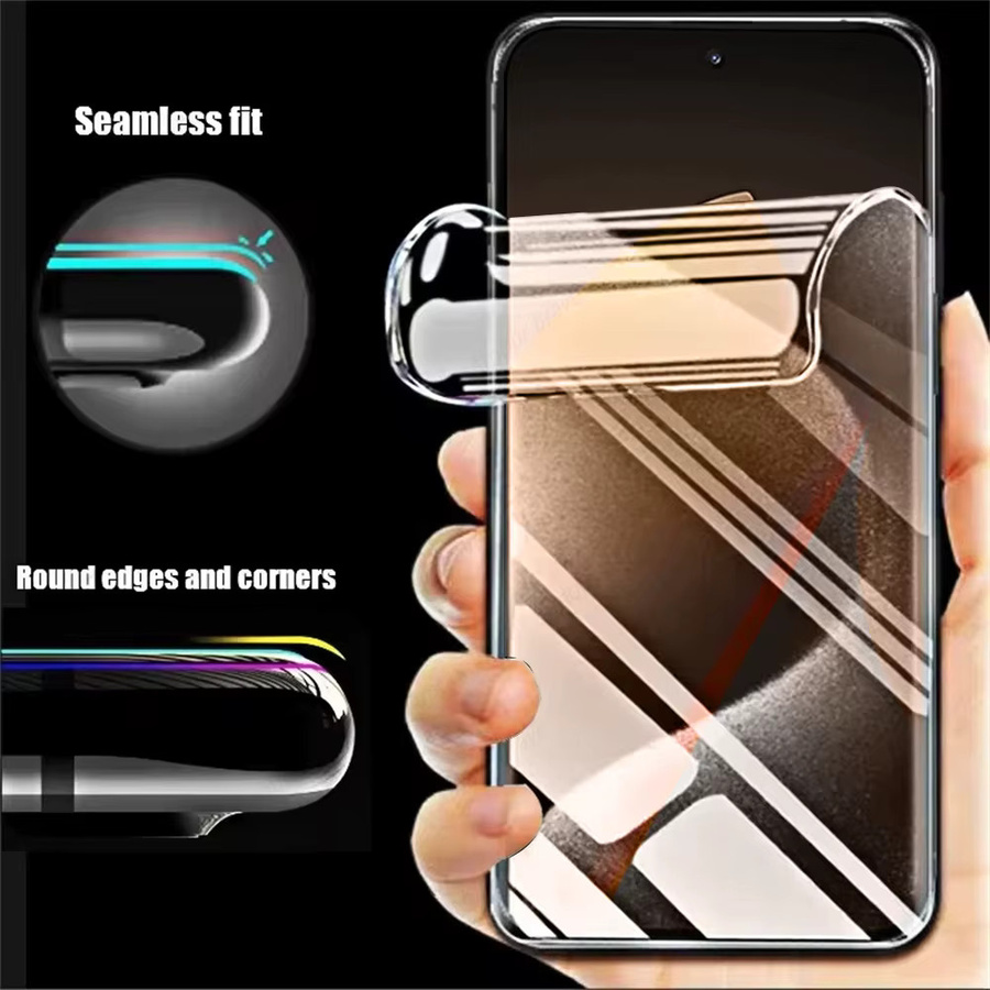 4 Stück HD-Schutzfolien für Xiaomi 15T 14T 13T 12T 11T Pro 15 11 12 Lite, transparente Hydrogel-Displayschutzfolie - Bild 4