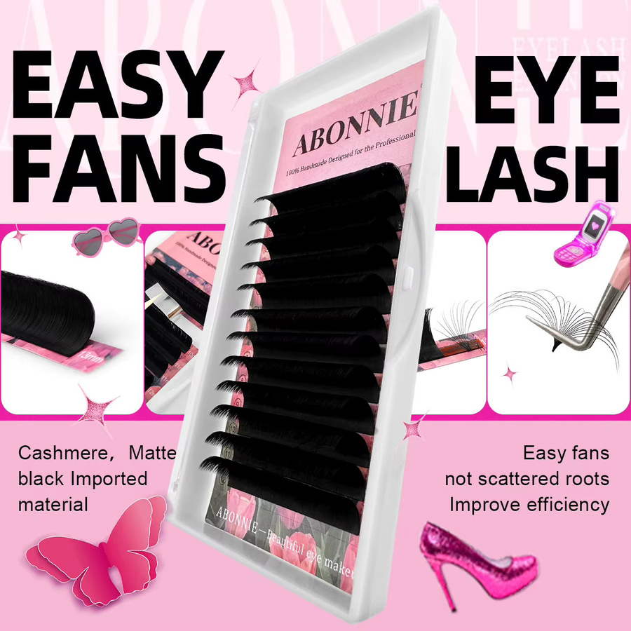 ABONNIE Easy Fan Lashes, Black, Unisex - Bild 2
