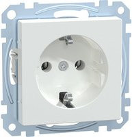 Merten Schuko-Steckdose System M Weiß mit Steckklemme Unterputz IP20 MEG2301-0325 - Bild 1