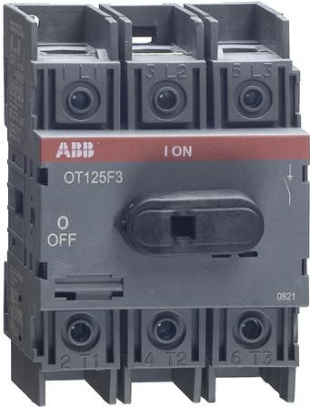 ABB Lasttrennschalter OT125F3 3-polig grau - Bild 1