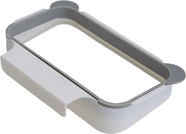 TOMTOP JMS Müllbeutelhalter Rack zum Aufhängen aus Kunststoff in Grau oder Weiß - Bild 1
