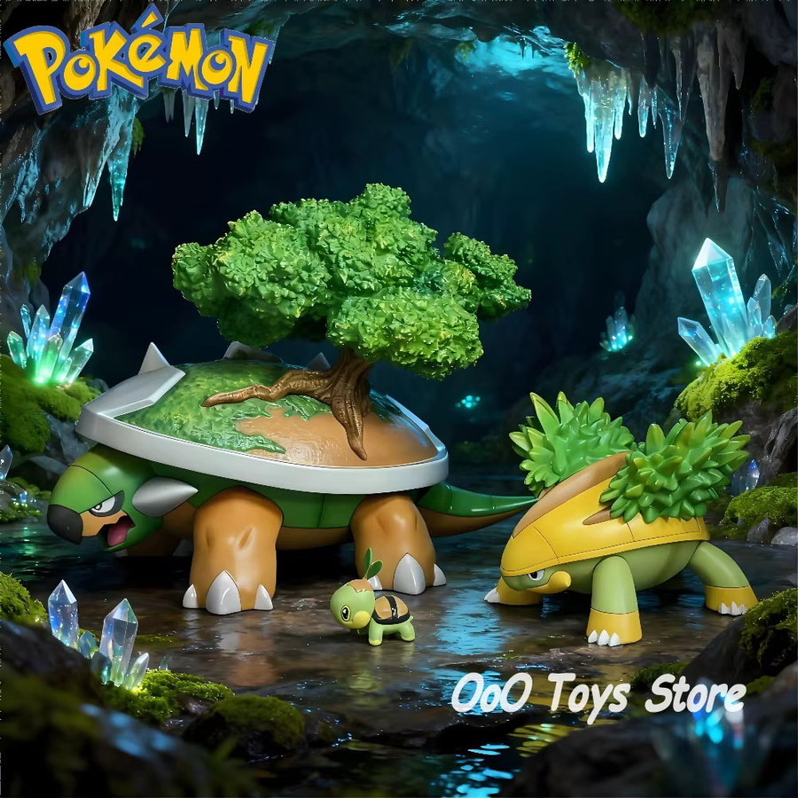 Bandai Pokémon Torterra Evolutionary Group Actionfiguren, PVC, 2-11cm - Bild 2