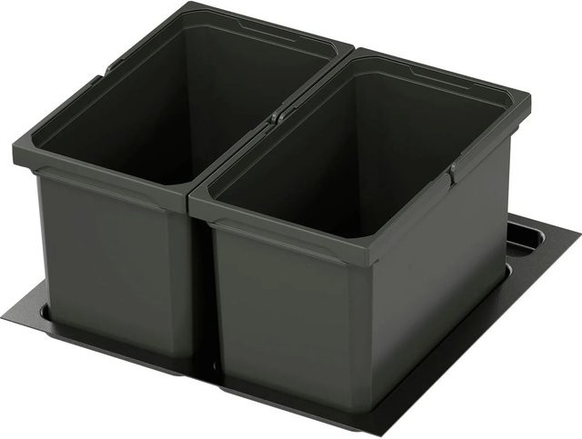 Vauth-Sagel Abfalltrennsystem Envi Free Plus 2x16 Liter in Lava, Korpusbreite: 60 cm, Höhe: 25,6 cm - Bild 1