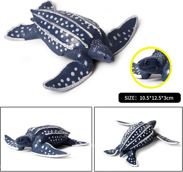 Oenux Meerestiere Lederschildkröte, Modellfiguren, ab 3 Jahre - Bild 1