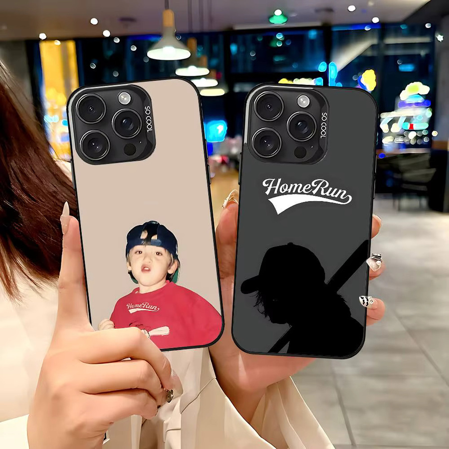 P-PauloS Londra Homerun Handyhülle für Apple iPhone 17 16 15 14 13 12 11 Pro Max Plus stoßfeste Rückseite Farbe Silber - Bild 2