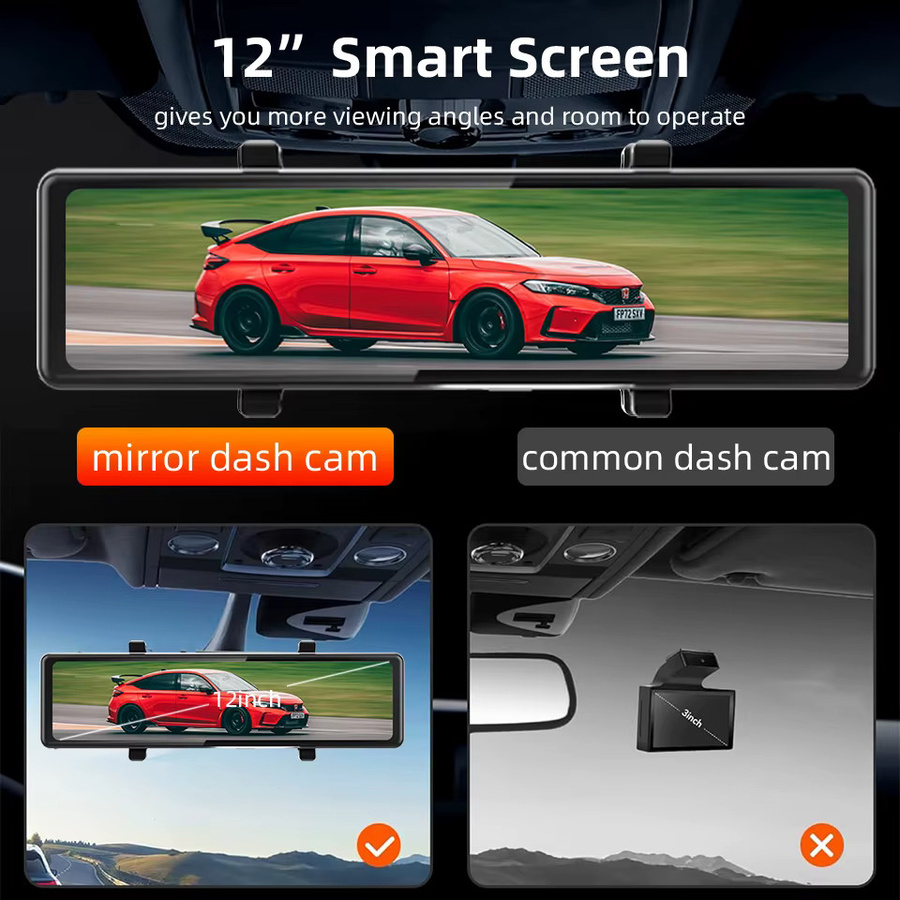 E-ACE Dashcam in Schwarz mit UHD 4K Auflösung, GPS und WLAN sowie 24H Parküberwachung - Bild 3