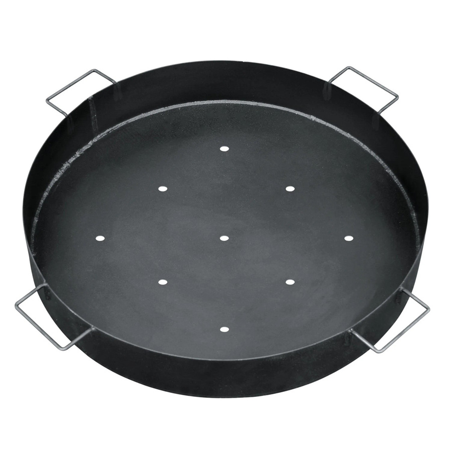 Bellissa Kohlenschale für Grill und Feuerstelle in Schwarz, Durchmesser: 65 cm, Höhe: 6,5 cm - Bild 2