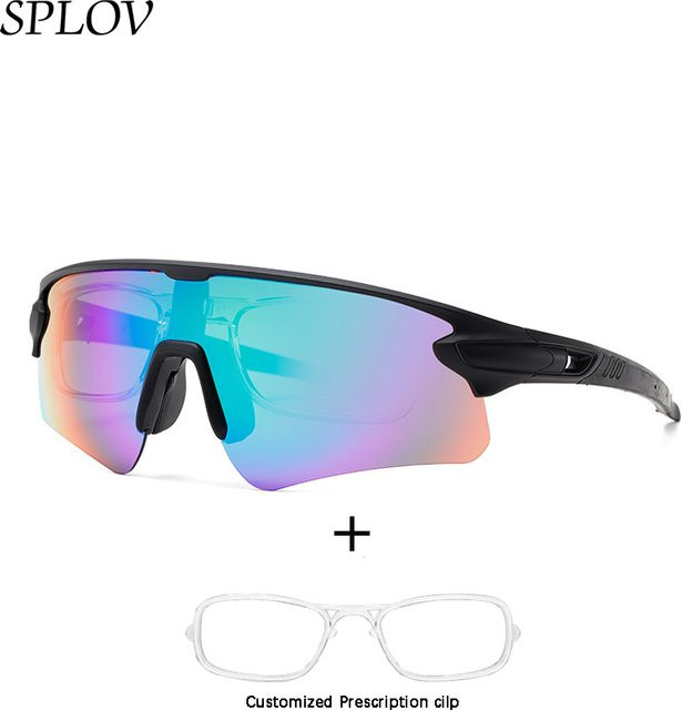 SPLOV Sportsonnenbrille Damen, Vollrand, Kunststoff, polarisiert - Bild 1