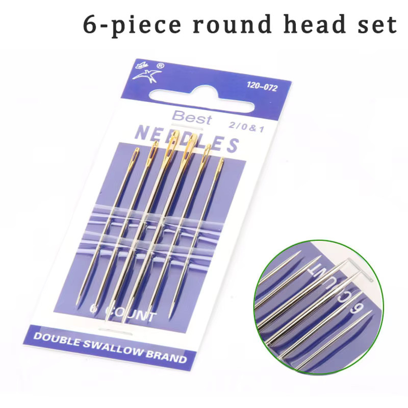Shuangfeiyan Handgenähte Ledernadeln für DIY Lederhandwerk mit Rundkopfnadel und spezieller Spitze - Bild 1