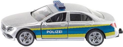 SIKU Modellauto Mercedes Benz E-Klasse Polizei Streifenwagen in Blau und Gelb