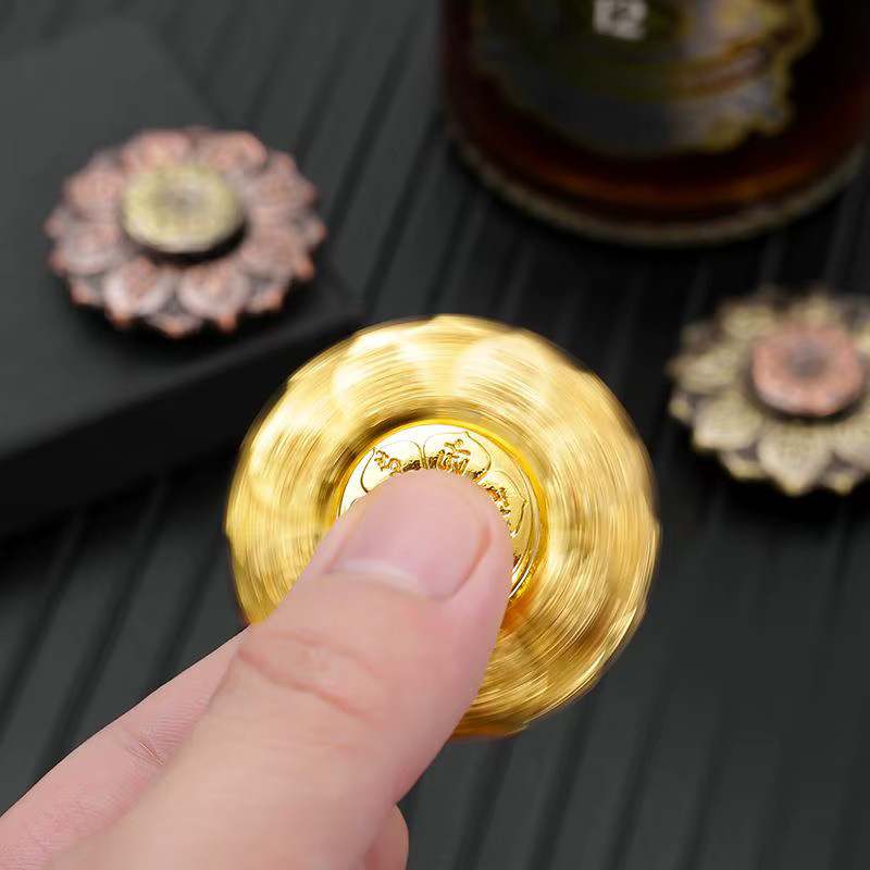 soulbao Buddha's Eye Lotus Wheel Fingertip Top Fidget, Stressabbau-Spielzeug - Bild 2