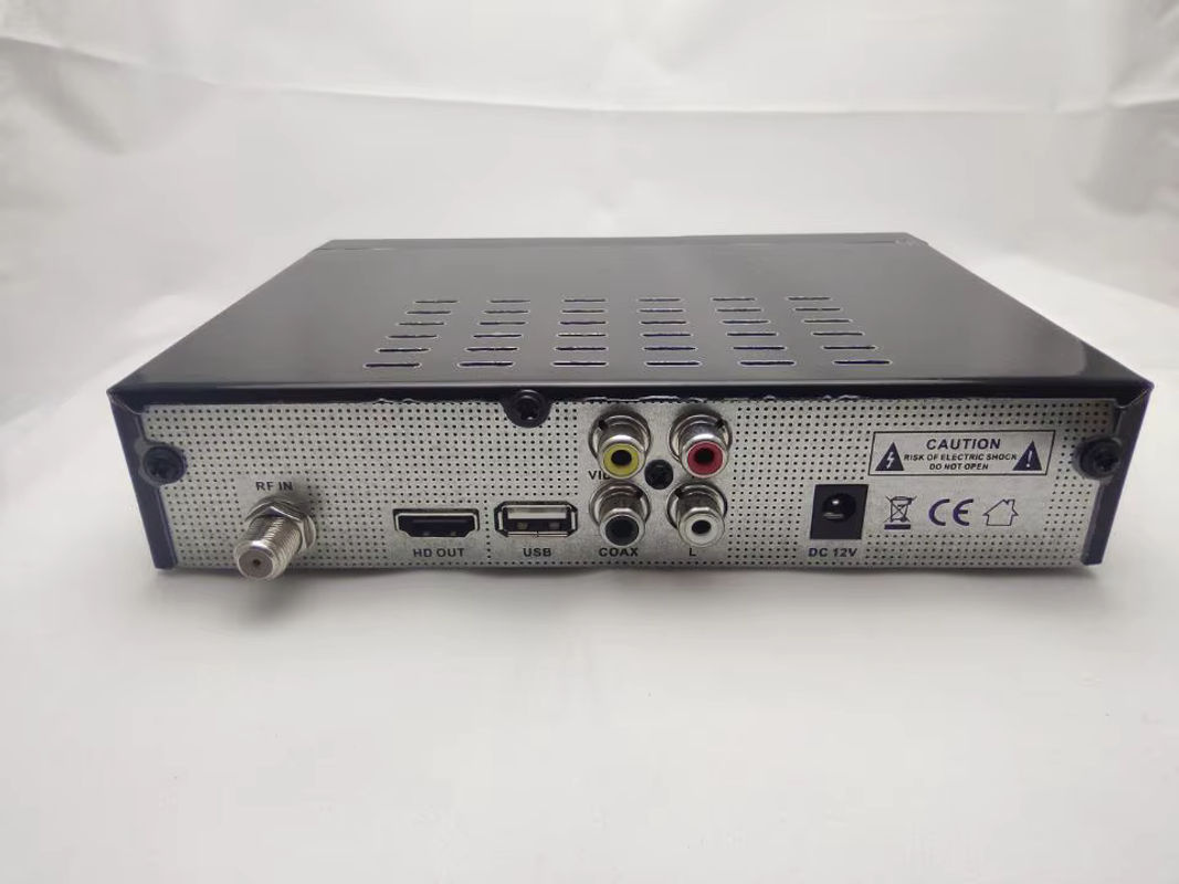 GESUNWE Satellitenantenne FTA DVB-S2 Set-Top-Box HD Digitaler Satelliten-TV-Empfänger mit H.264 MTK7601 Dongle und DVB S2 Tuner Decoder in Schwarz - Bild 3