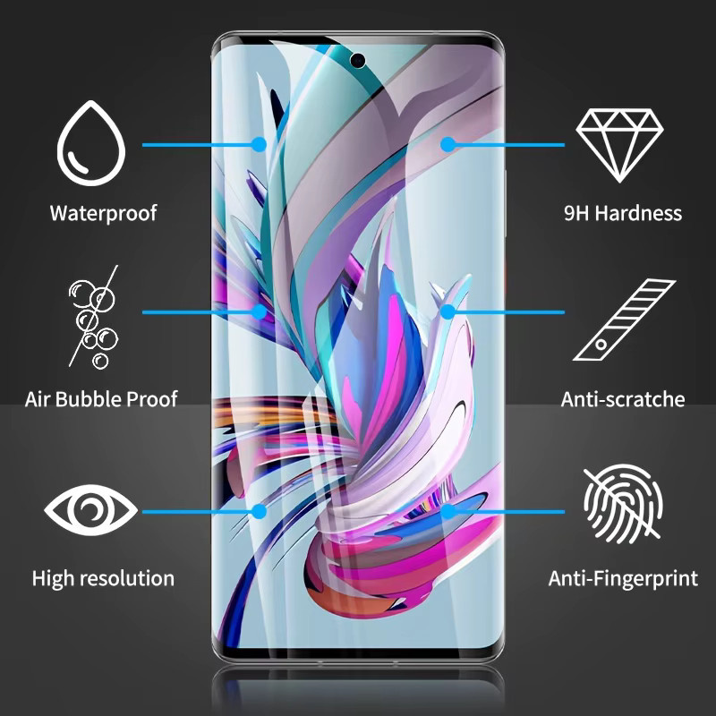 3er-Set Hydrogel-Displayschutz mit Privatsphäre-Funktion für OPPO Reno 14 Pro, OPPO 13 F 4G/5G und Reno 13 FS, transparent - Bild 5