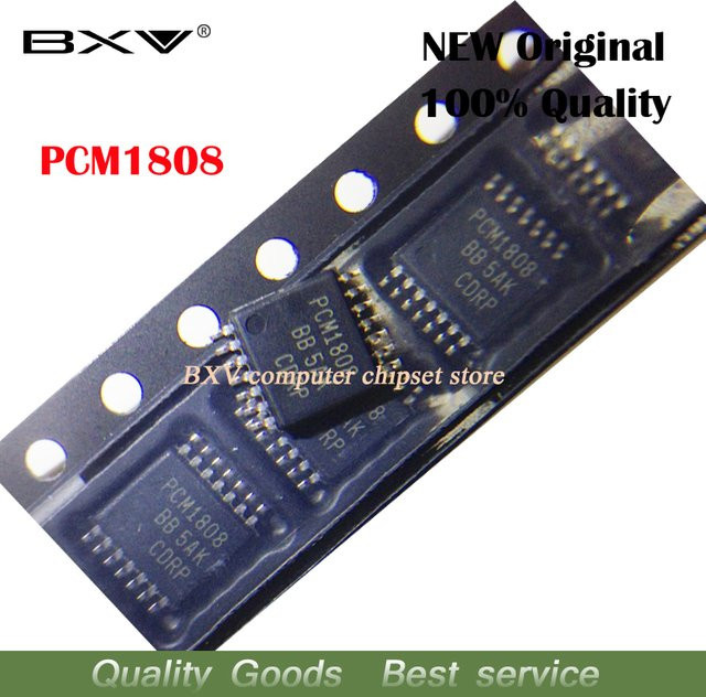 5er Set PCM1808 PCM1808PWR SMD TSSOP14 integrierter Schaltkreis in Schwarz - Bild 1