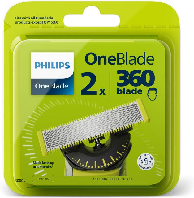 Philips OneBlade QP420/50 Ersatzklingen, Unisex - Bild 1