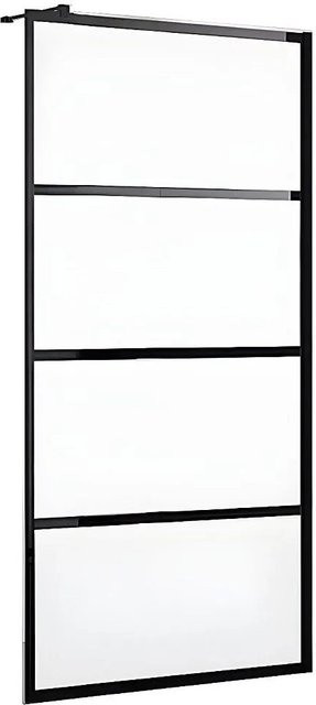 Vente-unique Duschwand Inaya II Schwarz Breite: 120 cm - Bild 1