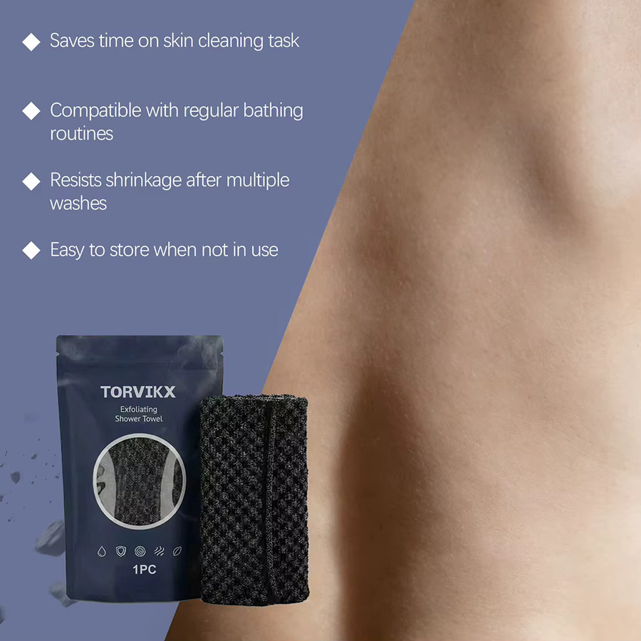 Multiyilego Peeling-Duschtuch, Unisex, für Körper und Gesicht - Bild 2