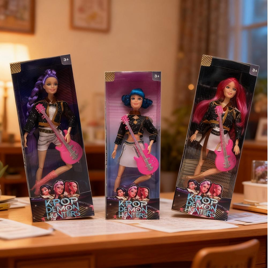 Artily K-Pop Demon Hunters Rumi Mira Zoey Puppen mit Musik Actionfigur - Bild 3