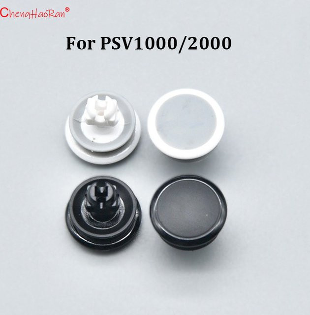 ChengHaoRan 3D Analog Stick Joystick-Kappen Ersatz für PlayStation PS Vita 1000 und 2000, Schwarz - Bild 1