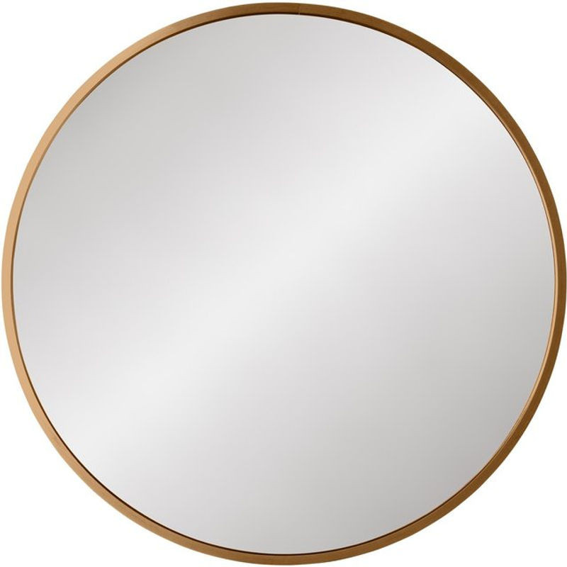 CLP Wandspiegel Elsie Rund in Gold Matt aus Metall mit einer Rahmentiefe von 3 cm - Bild 1