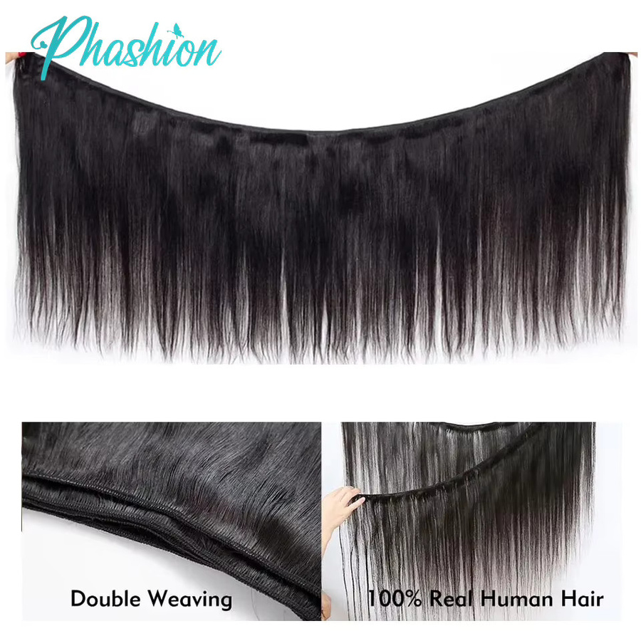 Phashion Remy Haar Extensions, Brasilianische Webart, 30-32 Zoll, Damen - Bild 3