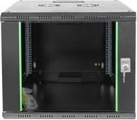 Digitus Professional Unique DN-19 09U-6/6-SW Netzwerkschrank 19 Zoll Wandgehäuse Schwarz B/T/H: 600 x 600 x 509 mm - Bild 2