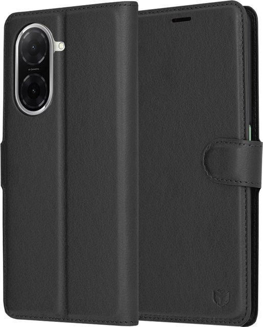 Techsuit Leder-Folio Hülle für Xiaomi Redmi A5 4G in Schwarz - Bild 1