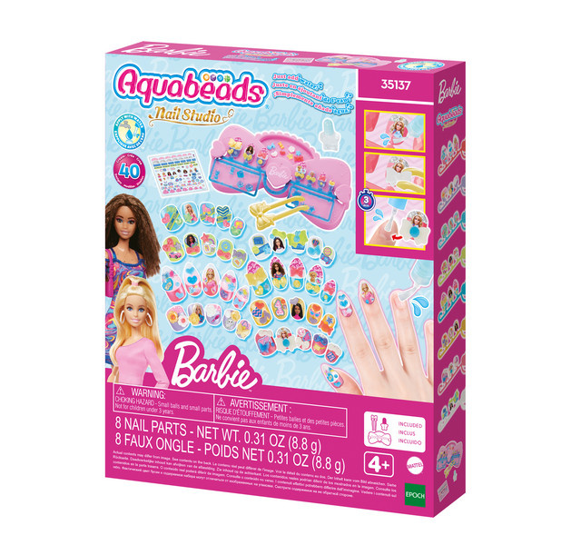 Aquabeads Barbie Nagelstudio, wasseraktivierend, ab 4 Jahren - Bild 1