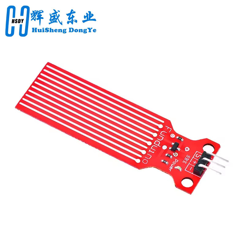 HUISHENGYUFA Regenwasserstandsensormodul zur Erkennung der Flüssigkeitsoberfläche und Tiefe in Rot, kompatibel mit Arduino UNO und MEGA 2560 (3V-5V) - Bild 2